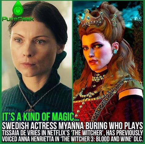 MyAnna Buring, the actress that plays Tissaia de Vries in The